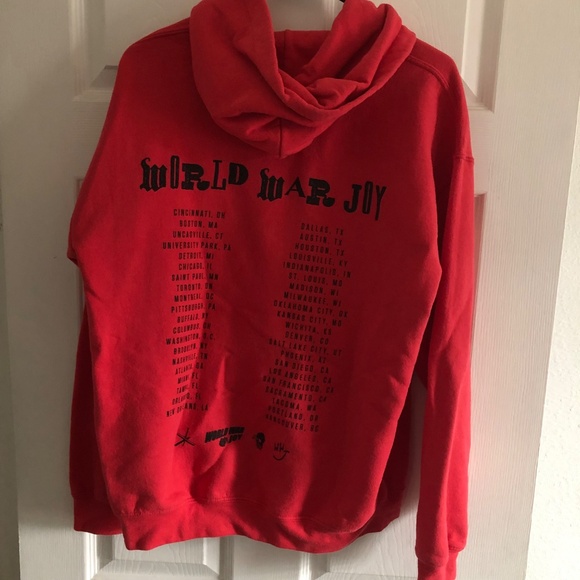 CHAINSMOKERS World War Joy 2019 North American Tour hoodie sweatshirt Medium - Picture 2 of 3